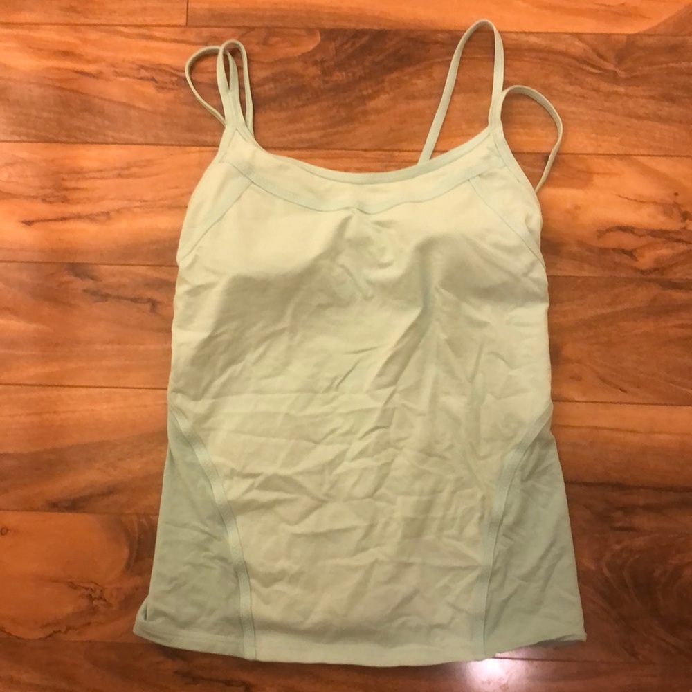 lululemon athletica Light Mint Green Tank Top